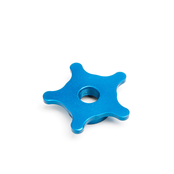 Anodised Aluminium Micro Star Drag Wheels Mk2 - Turquoise