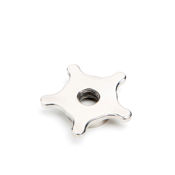 Polished Stainless Steel Micro Star Drag Wheel Mk2