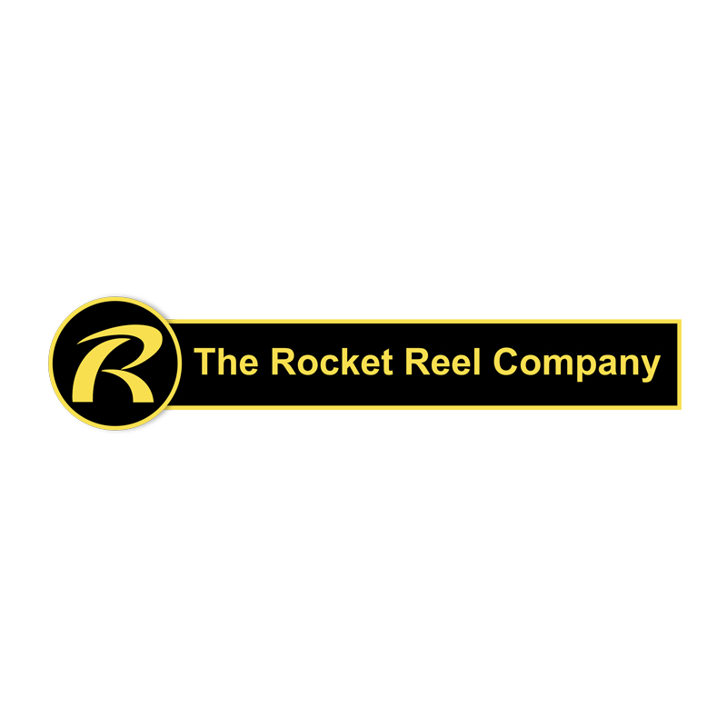 The Rocket Reel Company Large Stickers