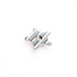 Raw Stainless Steel Micro Star Drag Wheel Mk2