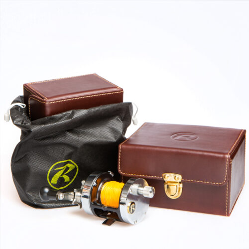 Leather Fly Reel Case -  Israel